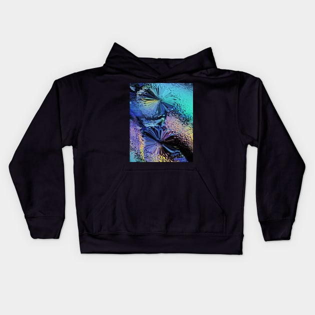 tidal pool turquoise Kids Hoodie by JosephMillerOne